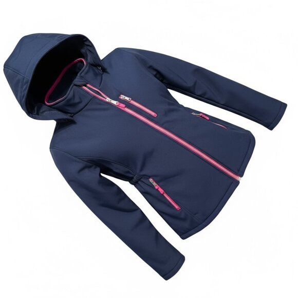 Michael Kors Girls Jacket – True Navy with Pink Trim – Size 10/12 – NWT - Picture 3 of 8